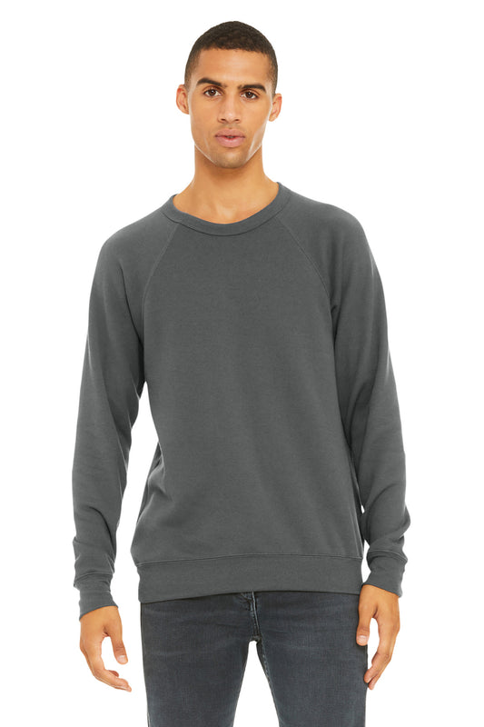 BELLA+CANVAS ® Unisex Sponge Fleece Raglan Sweatshirt. BC3901