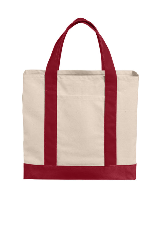 Port Authority ® Cotton Canvas Two-Tone Tote BG429