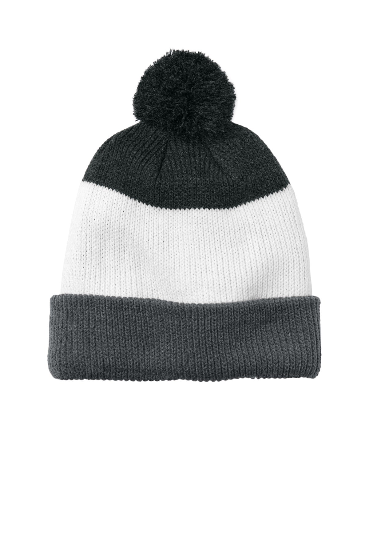 Port Authority ® Cozy Striped Pom Beanie C979