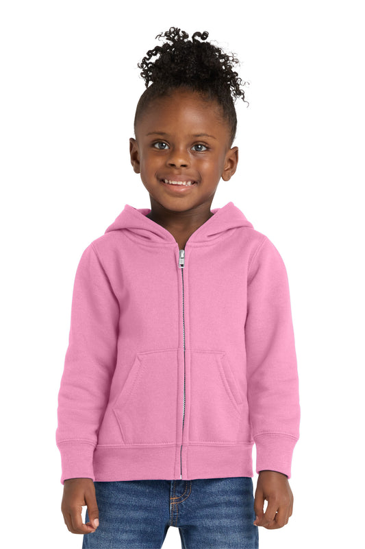 Port & Co ™ Toddler Core Fleece Full-Zip Hooded Sweatshirt. CAR78TZH