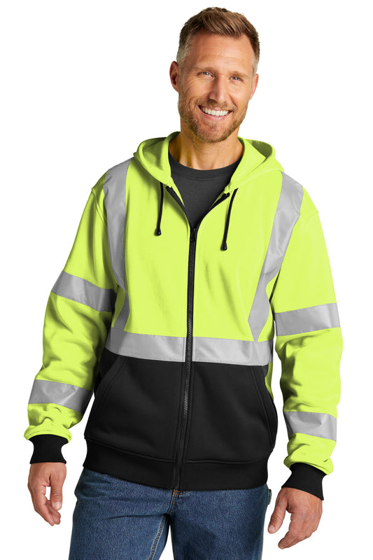 CornerStone ® A107 Class 3 Heavy-Duty Fleece Full-Zip Hoodie CSF300