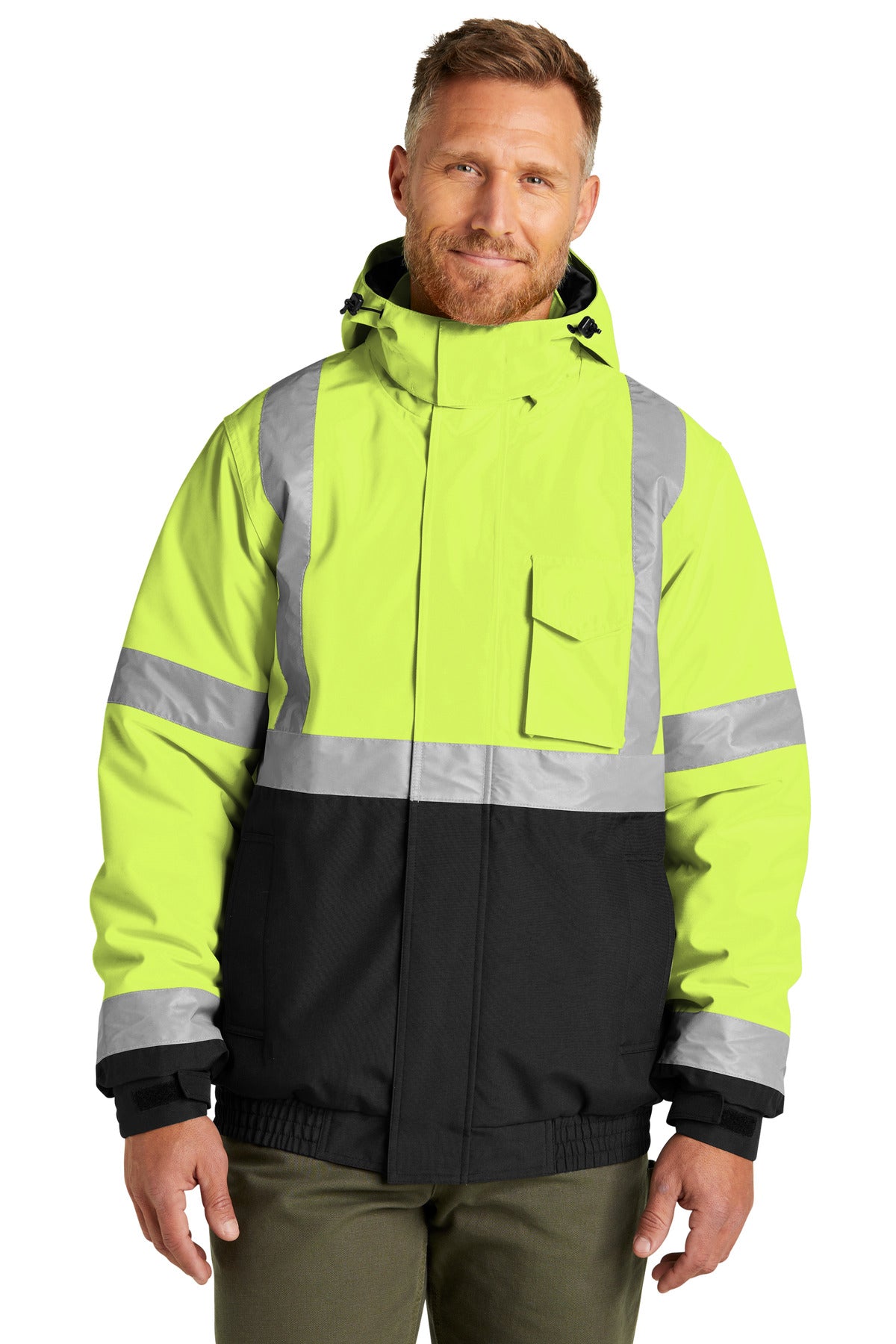 CornerStone ® ANSI 107 Class 3 Economy Waterproof Insulated Bomber Jacket CSJ500