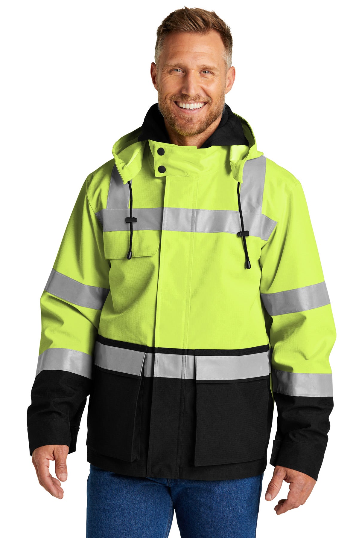 CornerStone ® ANSI 107 Class 3 Waterproof Ripstop 3-In-1 Parka CSJ502