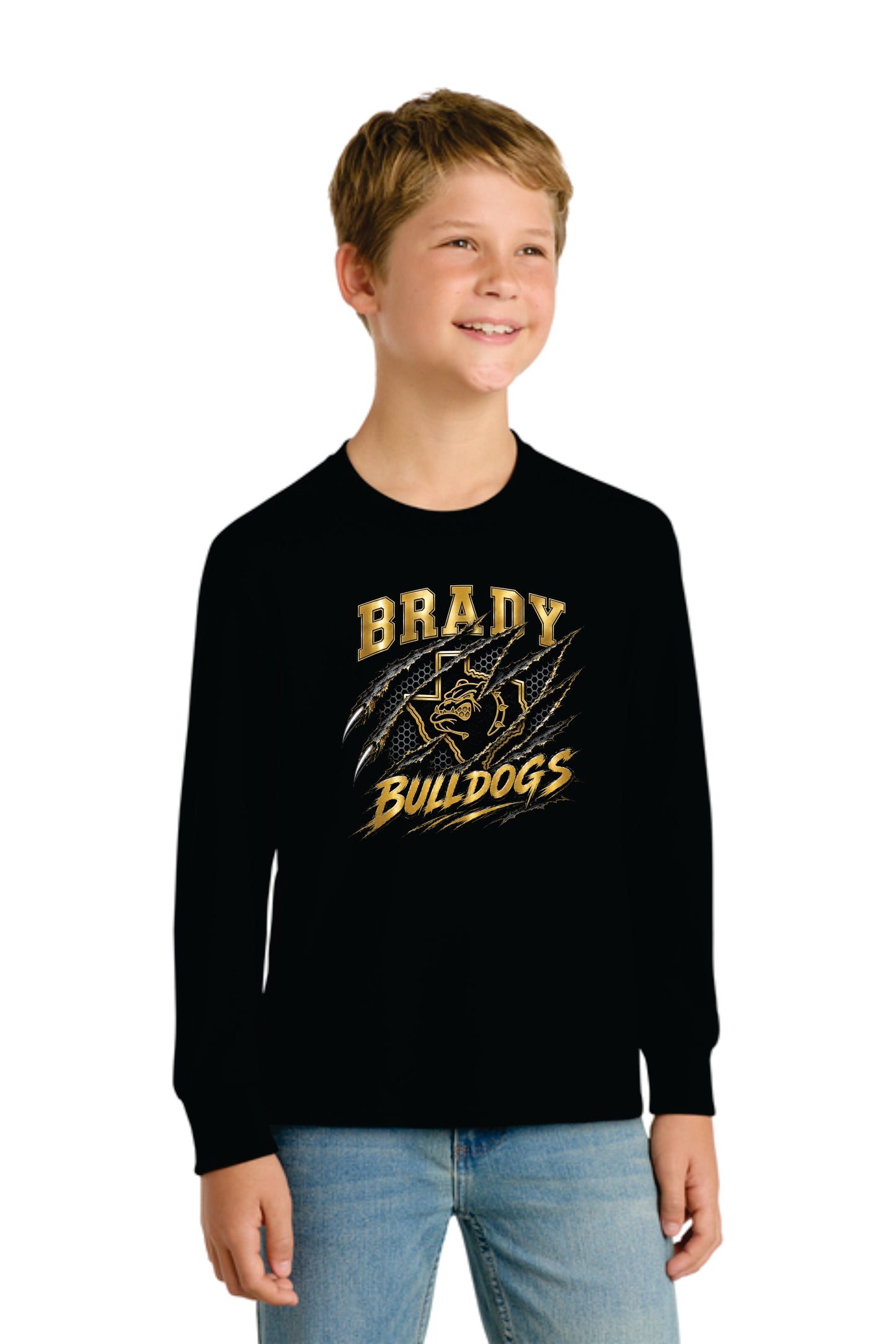 90/10 Cotton (Youth Long Sleeve 100% Cotton)