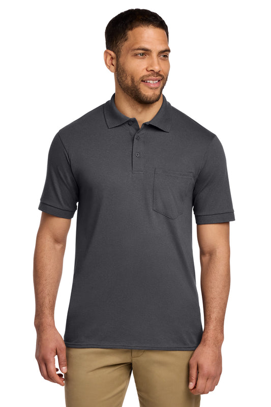 Port & Co ™ Core Blend Jersey Knit Pocket Polo. KP55P