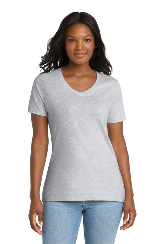 Port & Co ™ Women's Core Cotton V-Neck Tee. LPC54V