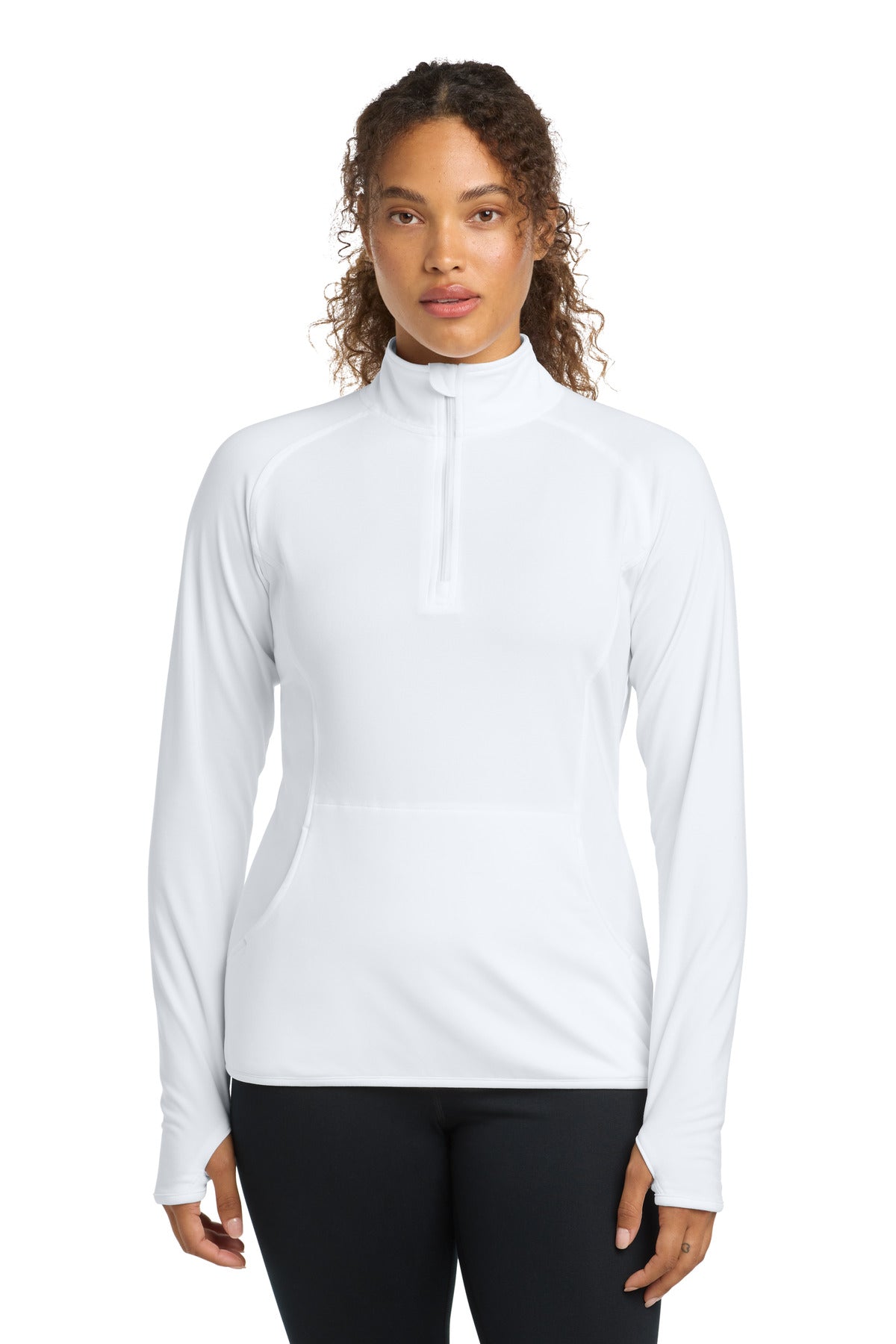 Sport-Tek ® Women's Sport-Wick ® Stretch 1/4-Zip Pullover. LST850