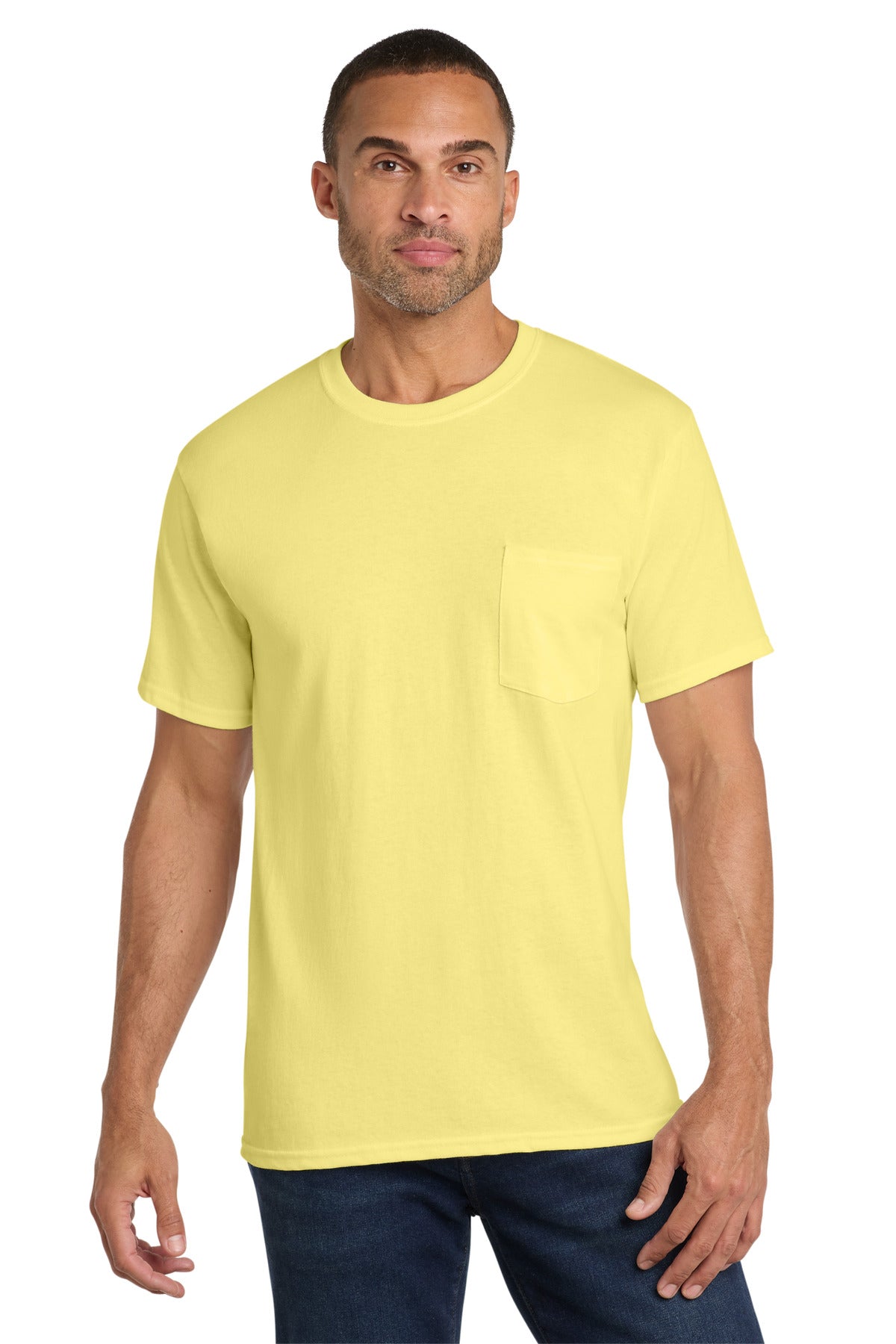 Port & Co ™ Core Cotton Pocket Tee. PC54P