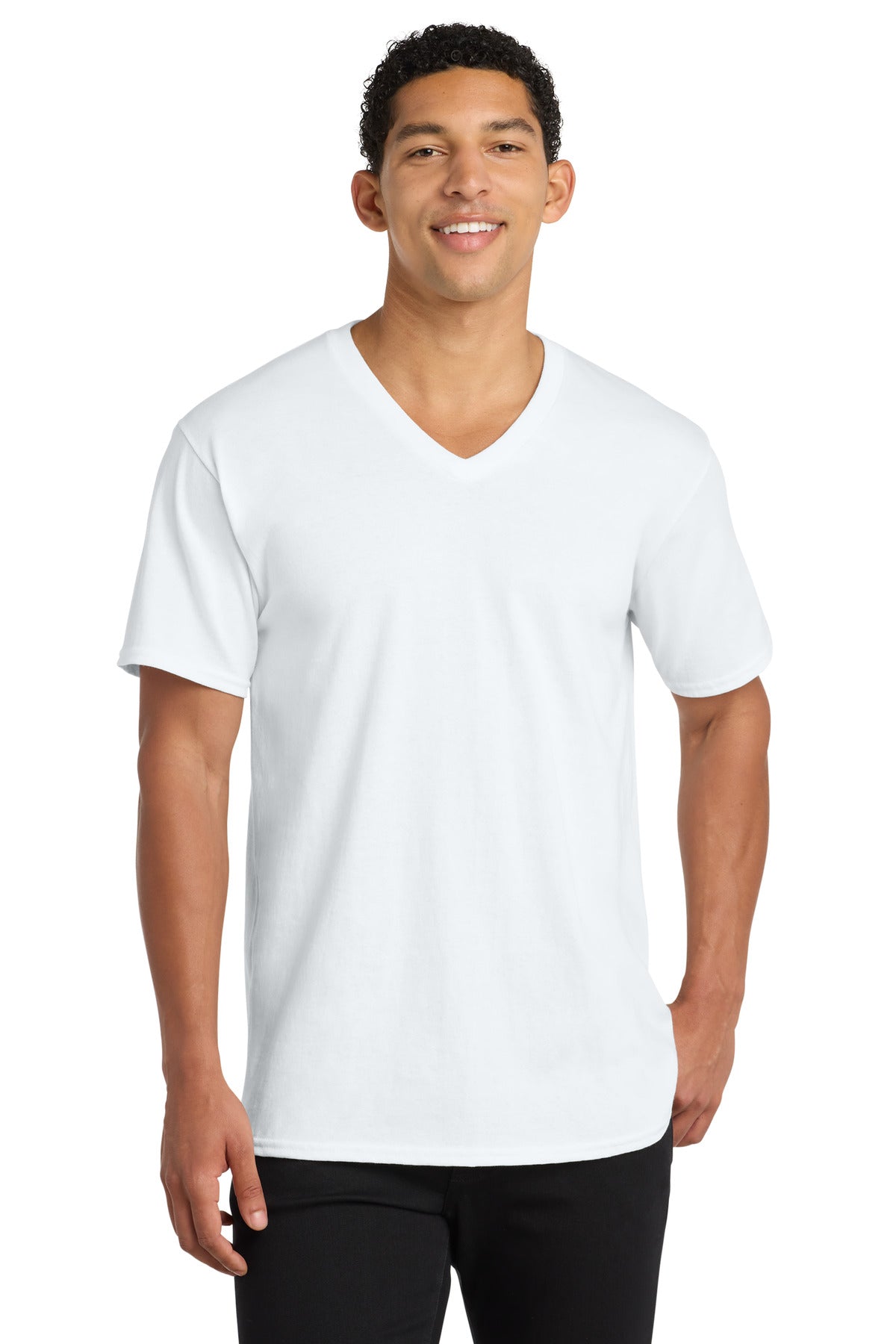 Port & Co ™ Core Cotton V-Neck Tee. PC54V