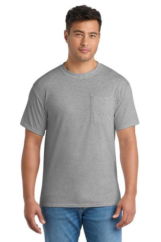 Port & Co ™ Tall Core Blend Pocket Tee. PC55PT