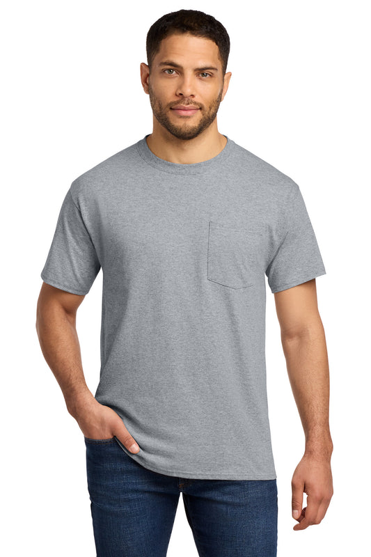Port & Co ™ Tall Essential Pocket Tee. PC61PT