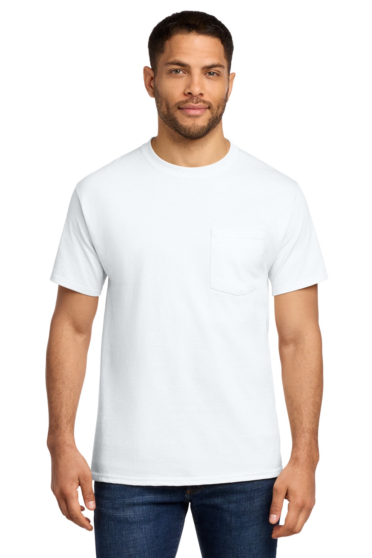 Port & Co ™ Tall Essential Pocket Tee. PC61PT