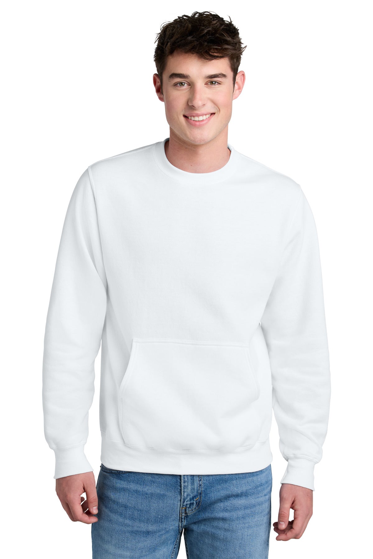 Port & Co ™ Core Fleece Crewneck Pocket Sweatshirt PC78PKT