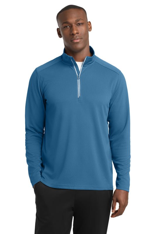 Sport-Tek ® Sport-Wick ® Textured 1/4-Zip Pullover. ST860