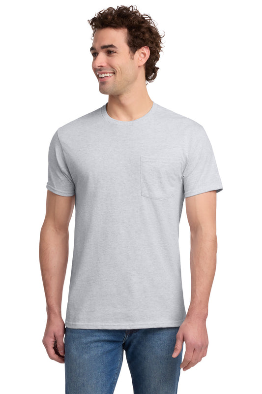 Jerzees ®  -  Dri-Power ®  50/50 Cotton/Poly Pocket T-Shirt.  29MP