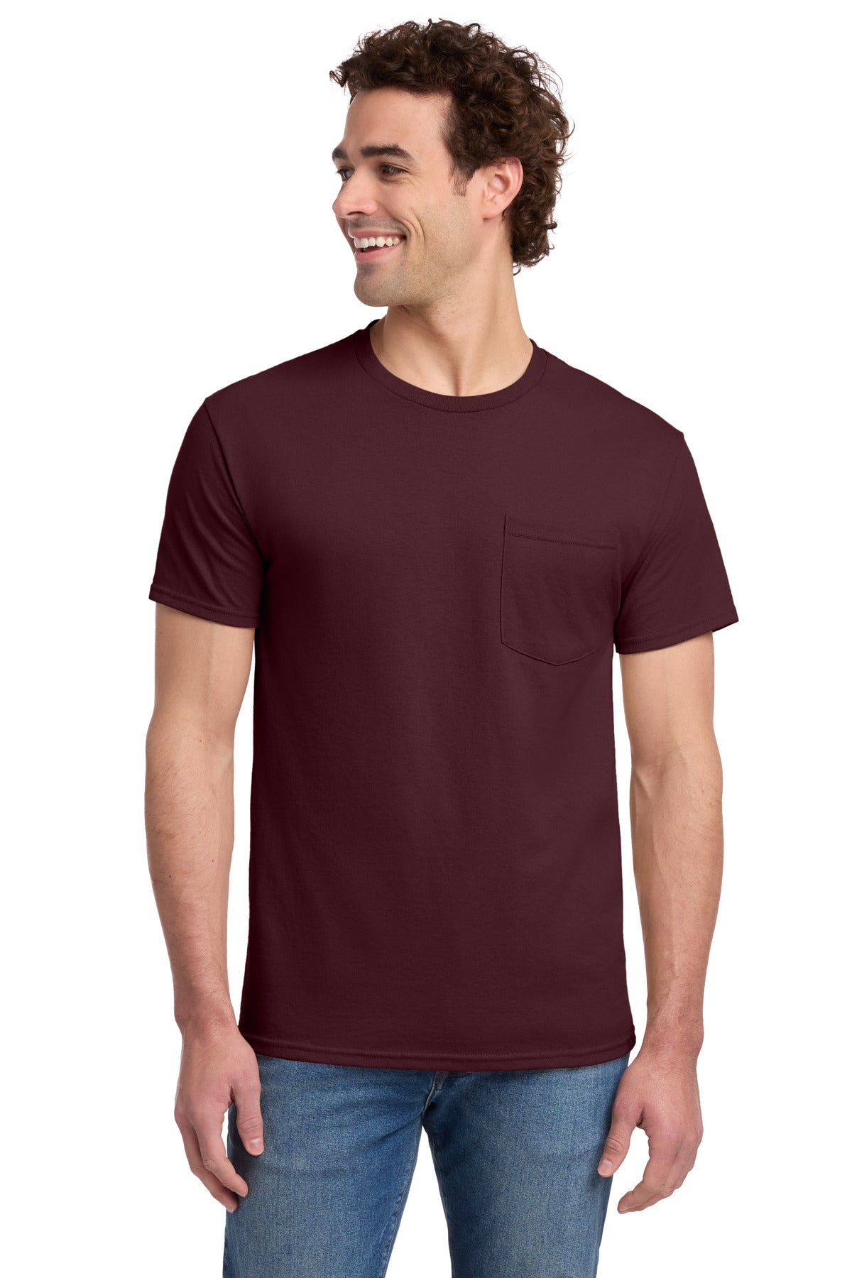 Jerzees ®  -  Dri-Power ®  50/50 Cotton/Poly Pocket T-Shirt.  29MP