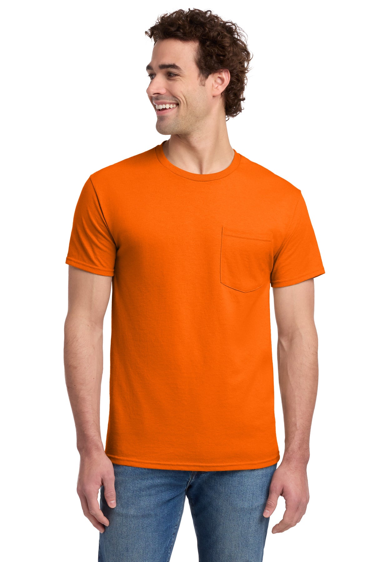 Jerzees ®  -  Dri-Power ®  50/50 Cotton/Poly Pocket T-Shirt.  29MP