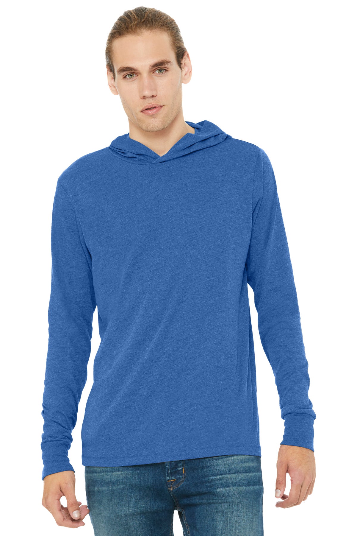 BELLA+CANVAS  ®  Unisex Jersey Long Sleeve Hoodie. BC3512