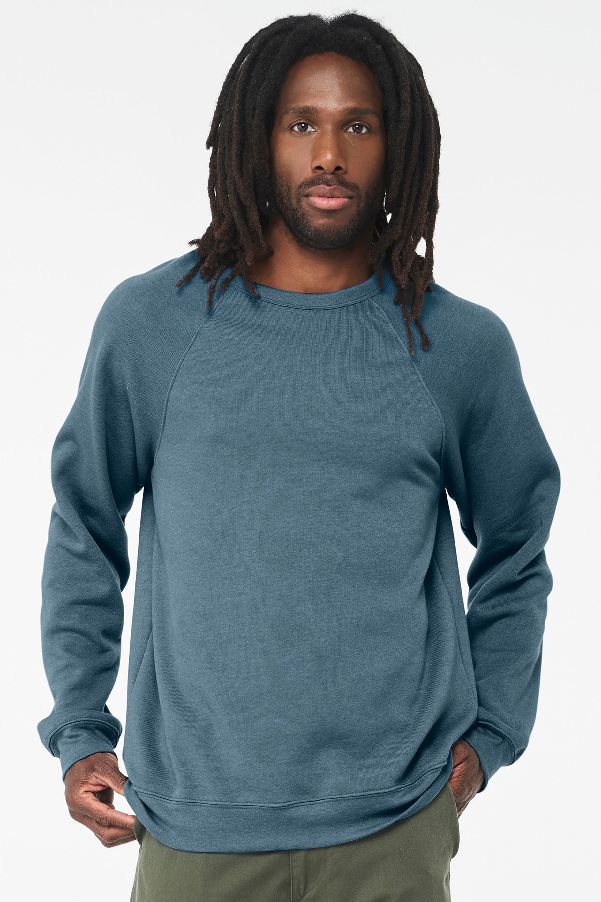 BELLA+CANVAS  ®  Unisex Sponge Fleece Raglan Sweatshirt. BC3901