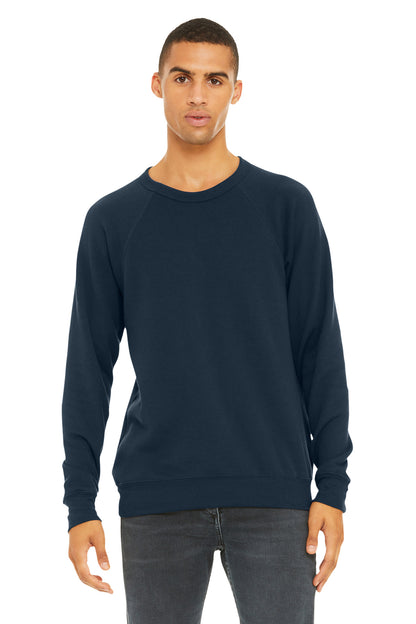 BELLA+CANVAS  ®  Unisex Sponge Fleece Raglan Sweatshirt. BC3901