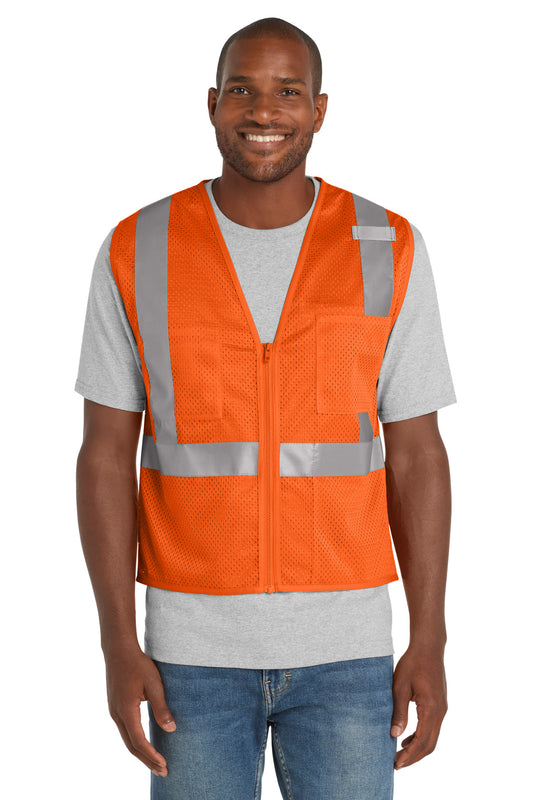 CornerStone  ®  ANSI 107 Class 2 Mesh Zippered Vest. CSV102