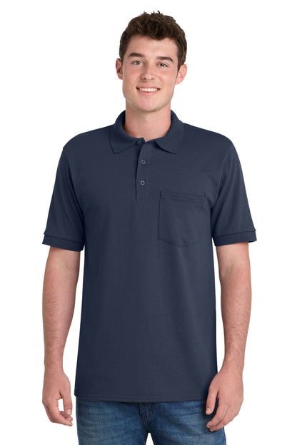 Port & Co ™  Core Blend Jersey Knit Pocket Polo. KP55P