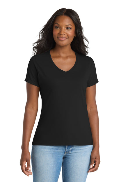 Port & Co ™  Women's Performance Blend V-Neck Tee. LPC381V