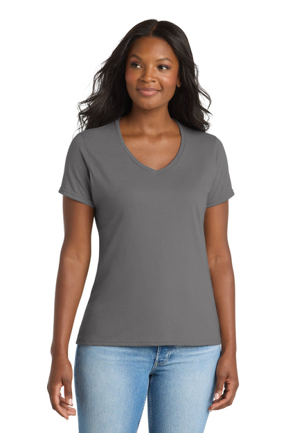 Port & Co ™  Women's Performance Blend V-Neck Tee. LPC381V
