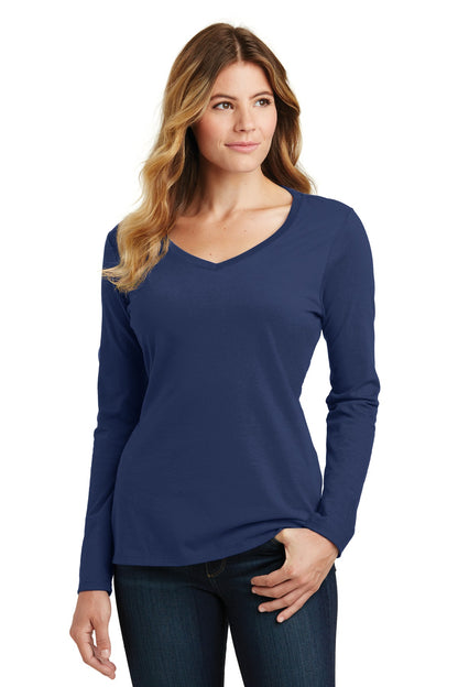 Port & Co ™  Women's Long Sleeve Fan Favorite V-Neck Tee. LPC450VLS