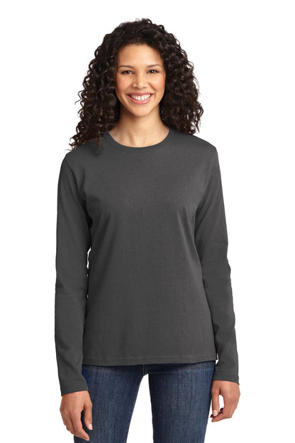 Port & Co ™  Women's Long Sleeve Core Cotton Tee. LPC54LS