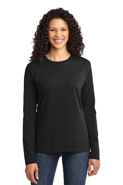 Port & Co ™  Women's Long Sleeve Core Cotton Tee. LPC54LS