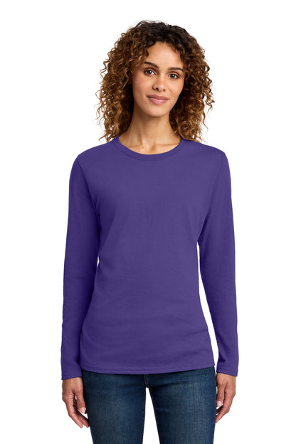 Port & Co ™  Women's Long Sleeve Core Cotton Tee. LPC54LS