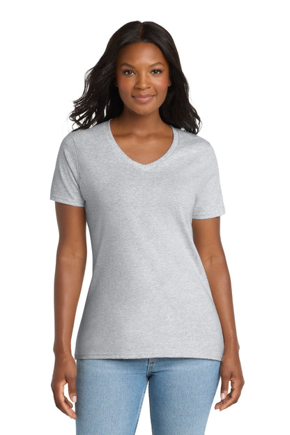 Port & Co ™  Women's Core Cotton V-Neck Tee. LPC54V
