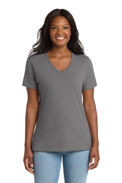 Port & Co ™  Women's Core Cotton V-Neck Tee. LPC54V