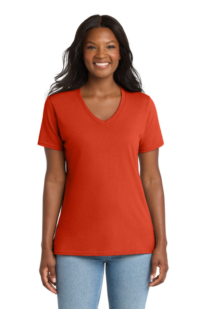 Port & Co ™  Women's Core Cotton V-Neck Tee. LPC54V