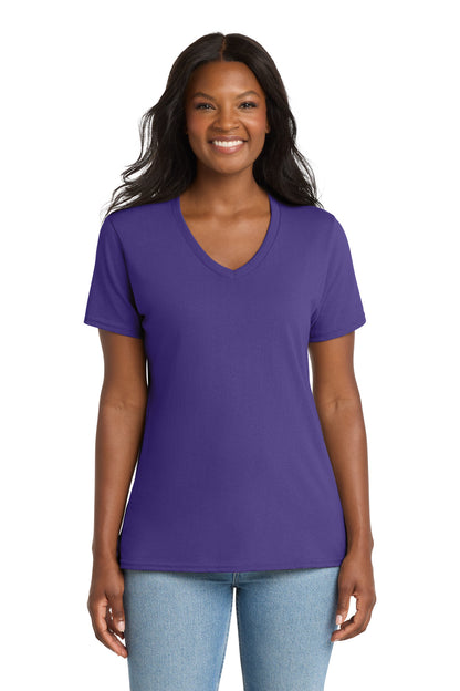 Port & Co ™  Women's Core Cotton V-Neck Tee. LPC54V