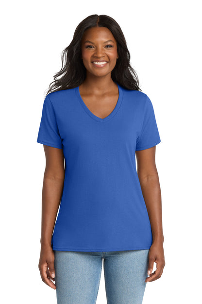Port & Co ™  Women's Core Cotton V-Neck Tee. LPC54V