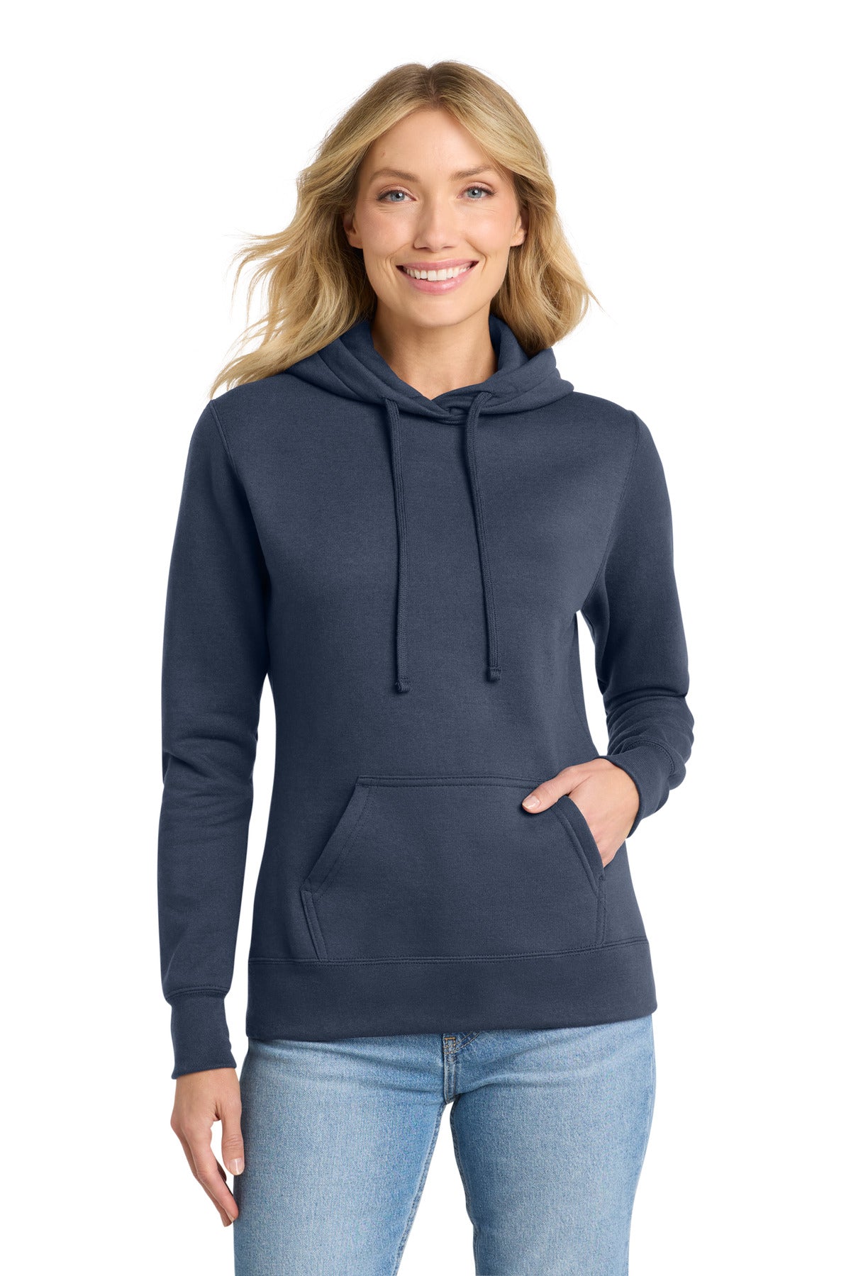 Port & Co ™  Women's Core Fleece Pullover Hooded Sweatshirt LPC78H