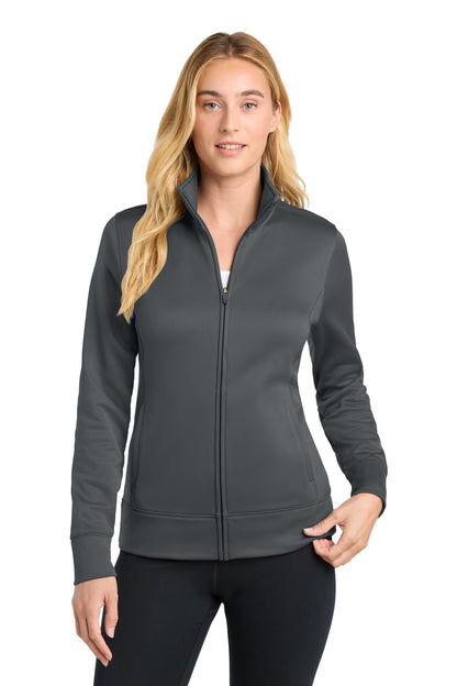 Sport-Tek ®  Women's Sport-Wick ®  Fleece Full-Zip Jacket.  LST241