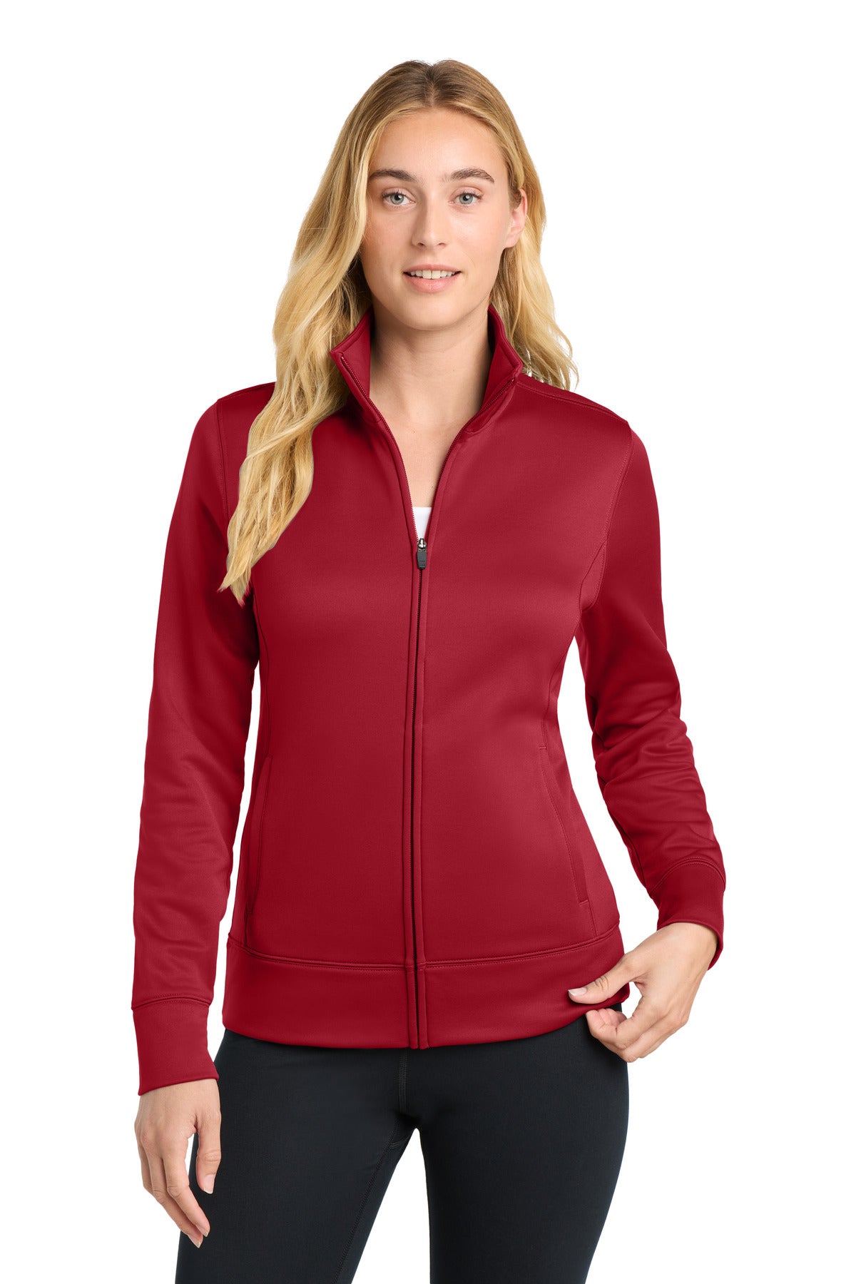 Sport-Tek ®  Women's Sport-Wick ®  Fleece Full-Zip Jacket.  LST241
