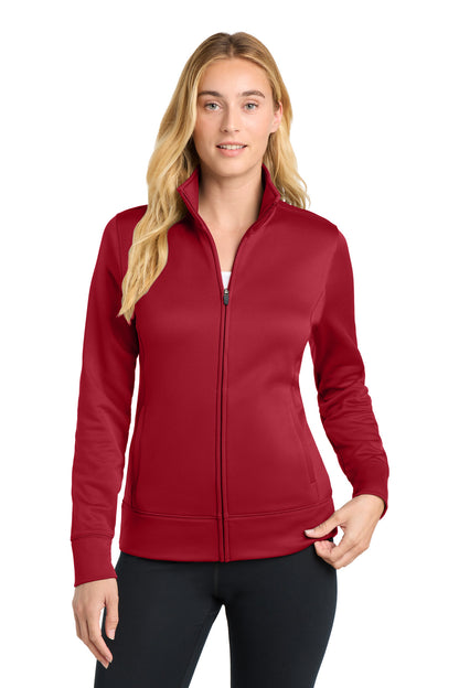 Sport-Tek ®  Women's Sport-Wick ®  Fleece Full-Zip Jacket.  LST241