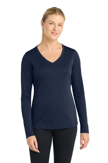Sport-Tek ®  Women's Long Sleeve PosiCharge ®  Competitor™ V-Neck Tee. LST353LS