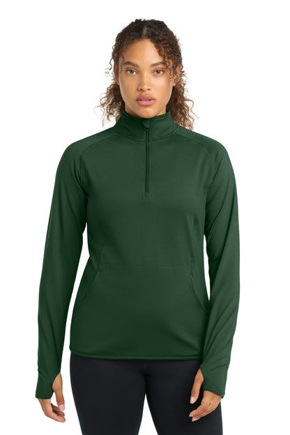 Sport-Tek ®  Women's Sport-Wick ®  Stretch 1/4-Zip Pullover. LST850