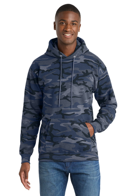 Port & Co ™  Core Fleece Camo Pullover Hooded Sweatshirt. PC78HC