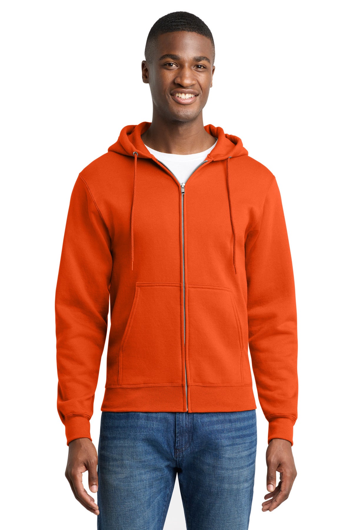 Port & Co ™  Core Fleece Full-Zip Hooded Sweatshirt. PC78ZH