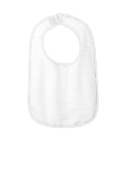 Rabbit Skins ™  Infant Contrast Trim Terry Bib. RS1003