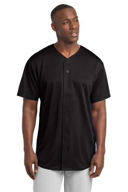 Sport-Tek ®  PosiCharge ®  Tough Mesh Full-Button Jersey. ST220