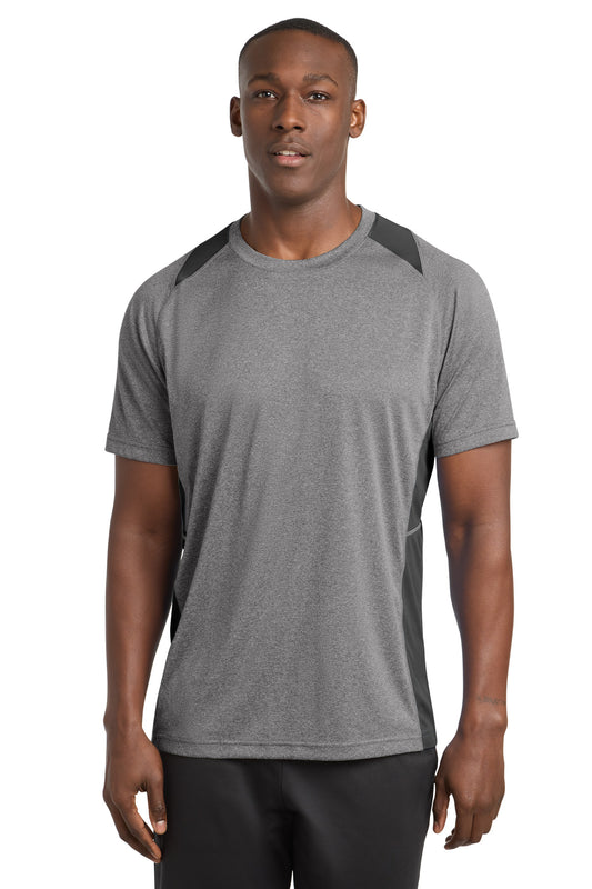 Sport-Tek ®  Heather Colorblock Contender ™  Tee. ST361