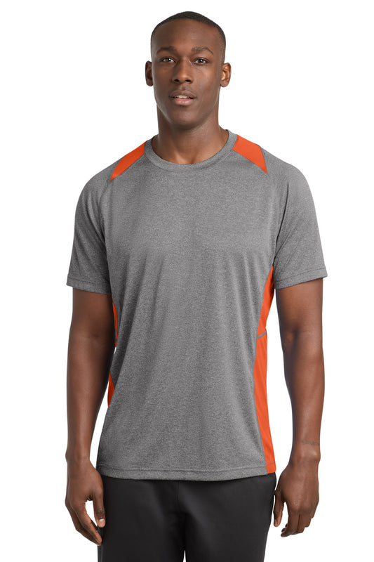 Sport-Tek ®  Heather Colorblock Contender ™  Tee. ST361
