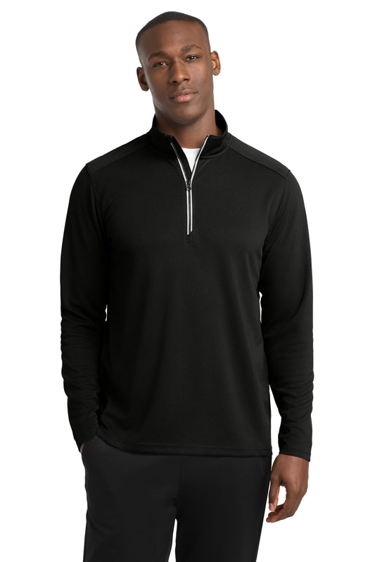 Sport-Tek ®  Sport-Wick ®  Textured 1/4-Zip Pullover.  ST860